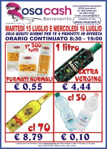Super offerta 15 e 16 luglio